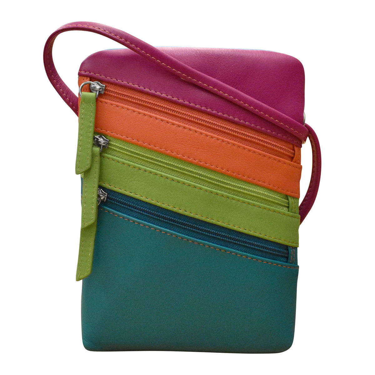 SMALL TRIPLE ZIP CROSSBODY – ili New York