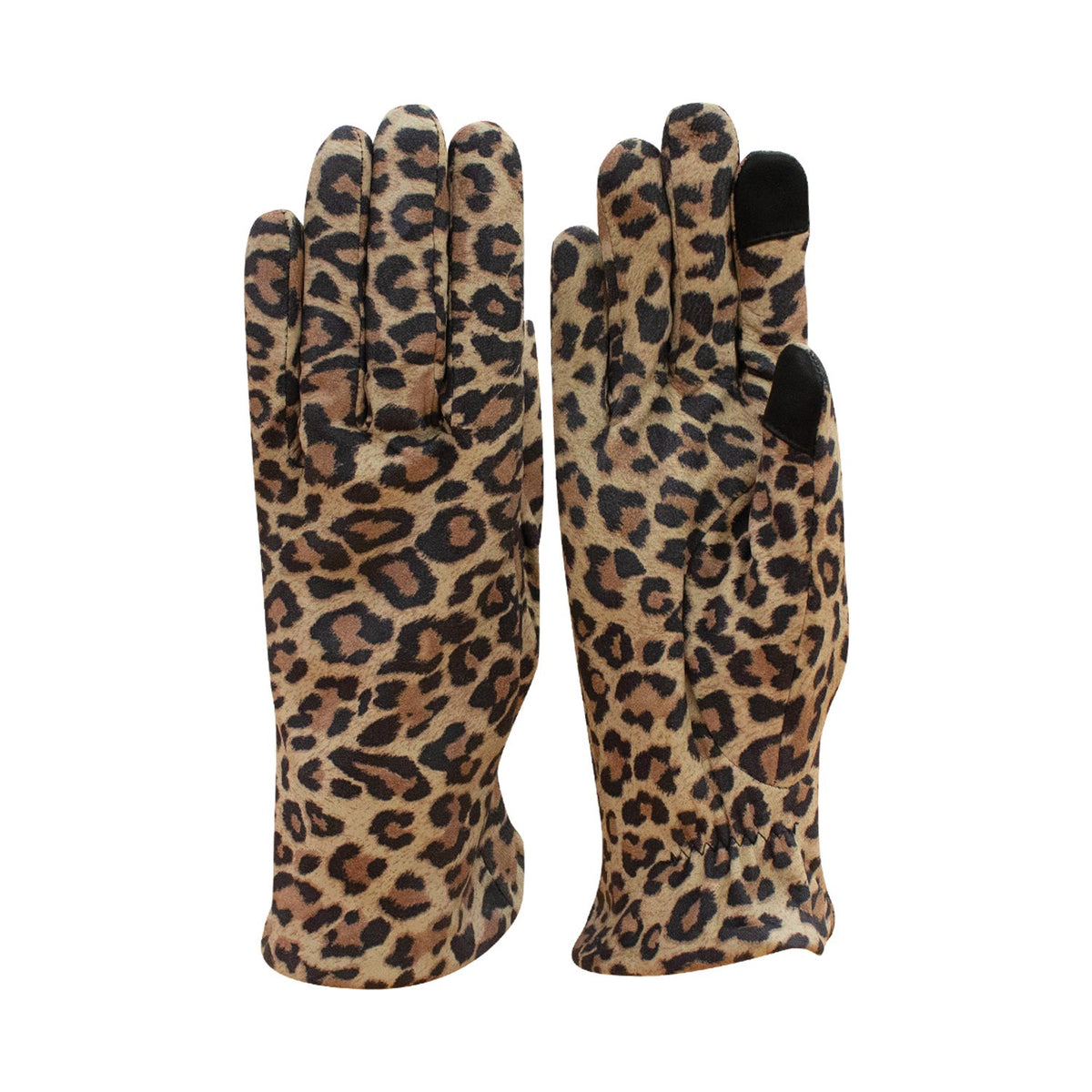 handschuhe leopardenmuster Leopard Suede Tech Gloves