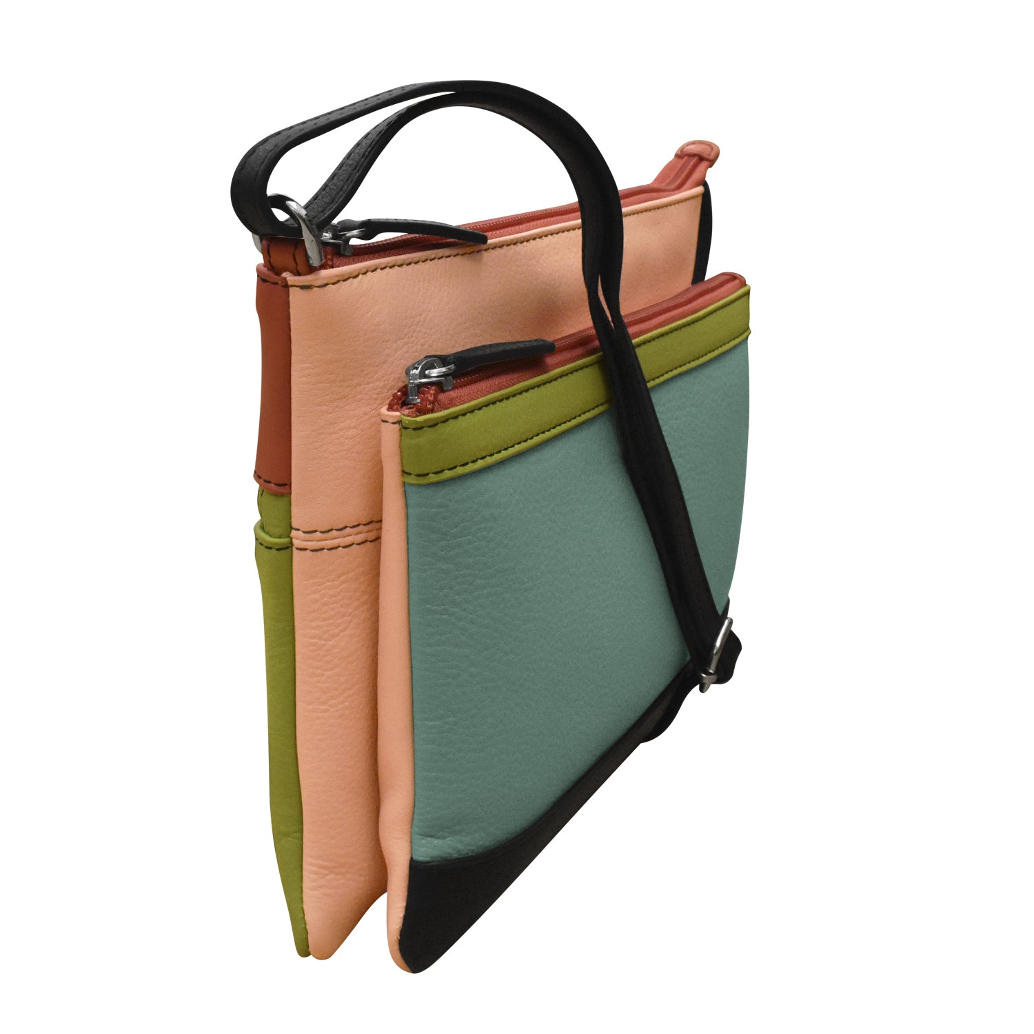 Double Zip Multi Color Crossbody – ili New York