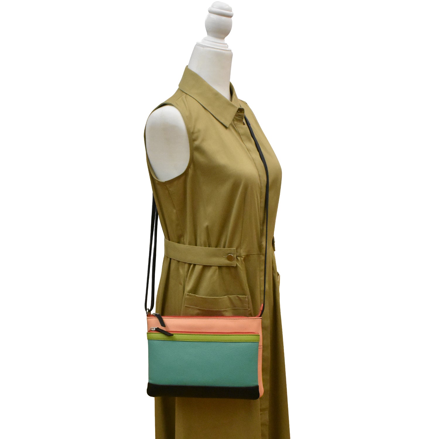 Double Zip Multi Color Crossbody – ili New York