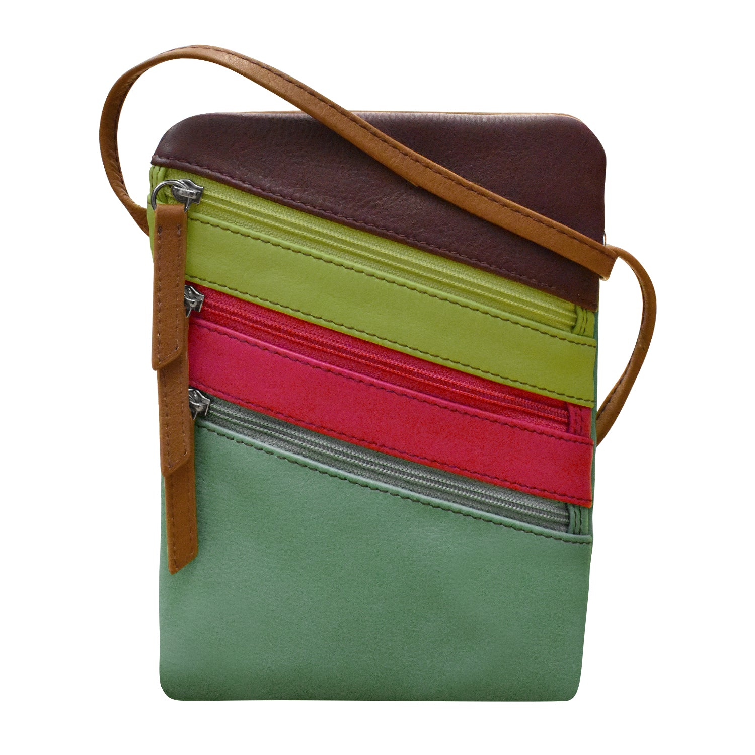 SMALL TRIPLE ZIP CROSSBODY – ili New York
