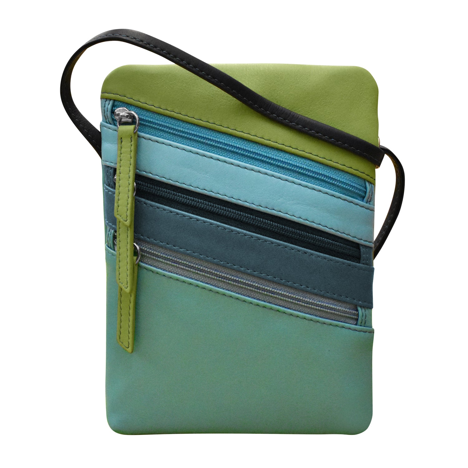 SMALL TRIPLE ZIP CROSSBODY – ili New York