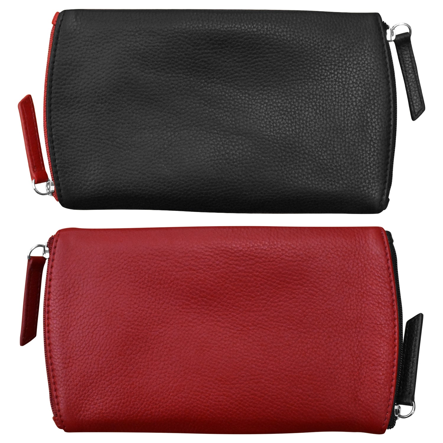 Two Tone Double Zip Eyeglass Case – ili New York