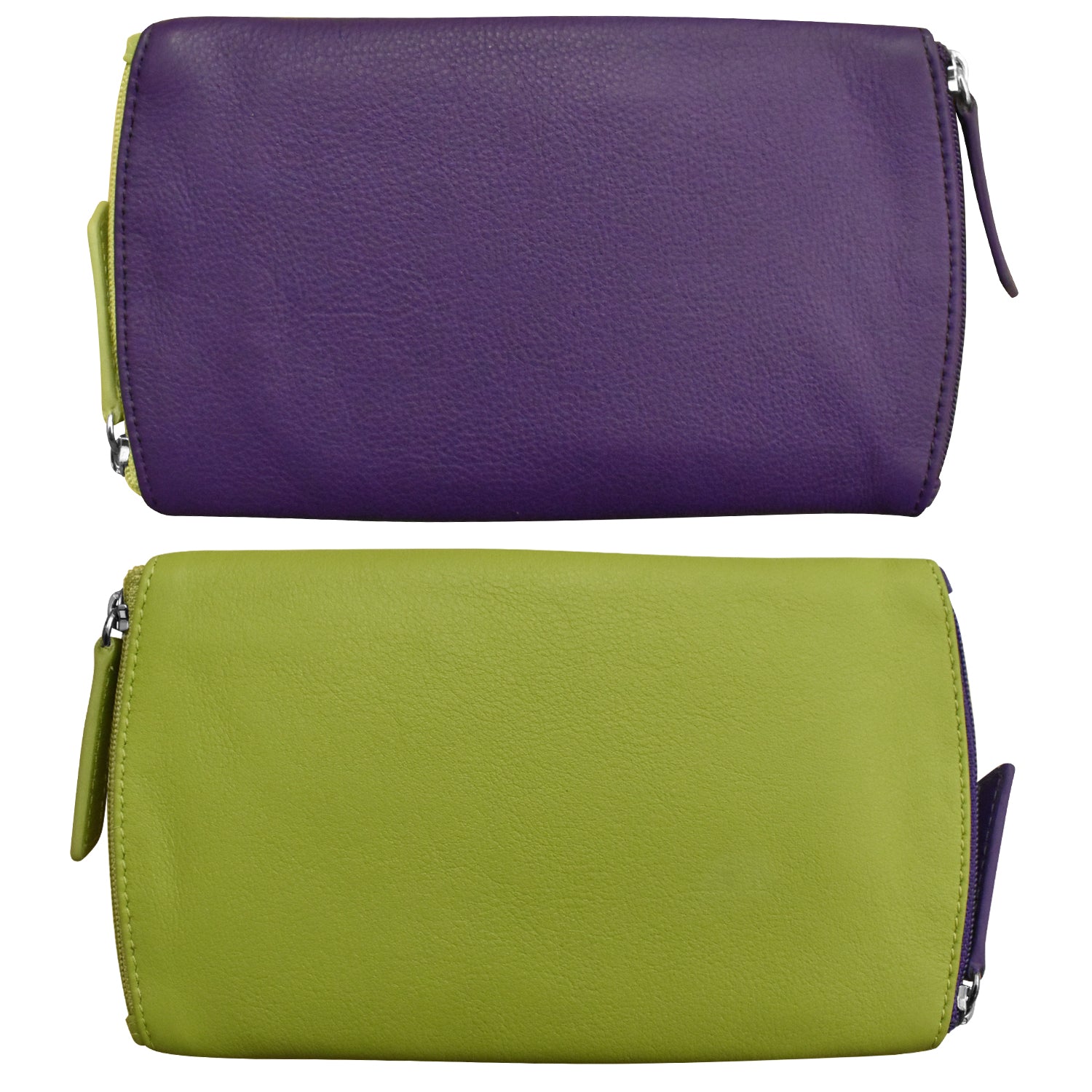 Two Tone Double Zip Eyeglass Case – ili New York