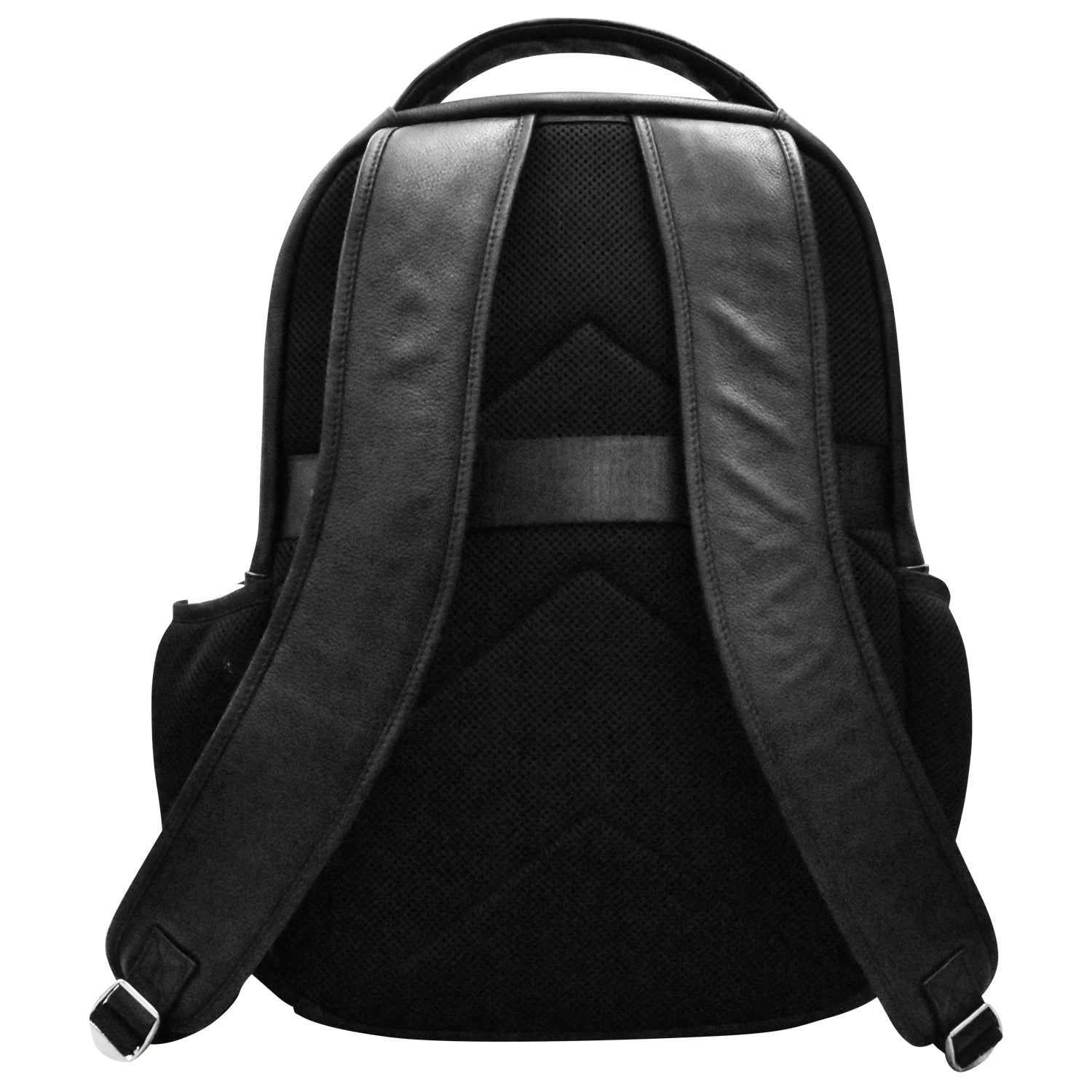 black quilted laptop backpack Leather Laptop Backpack – ili New York