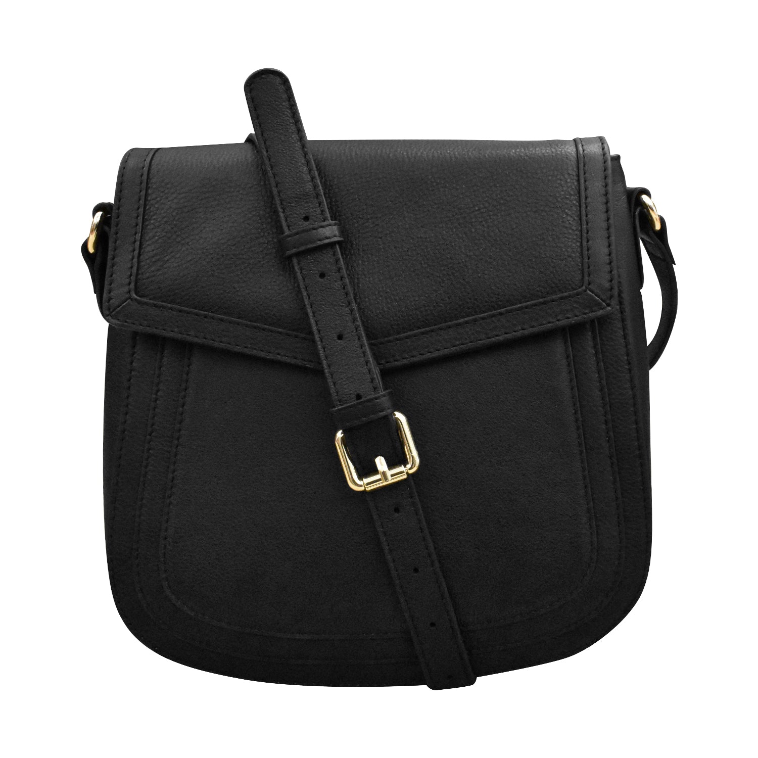 black multicolor bucket bag