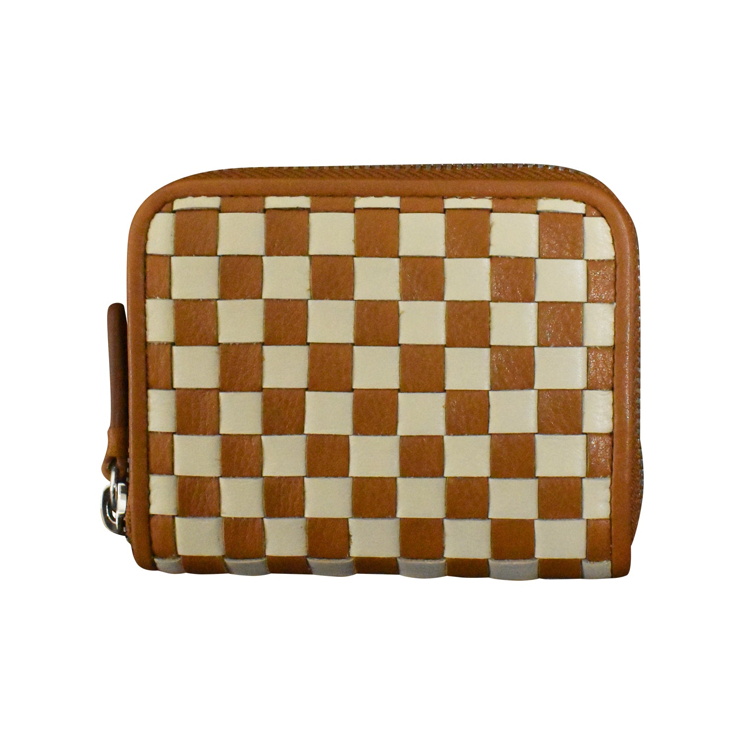 CHECKERBOARD ZIP AROUND WALLET – ili New York