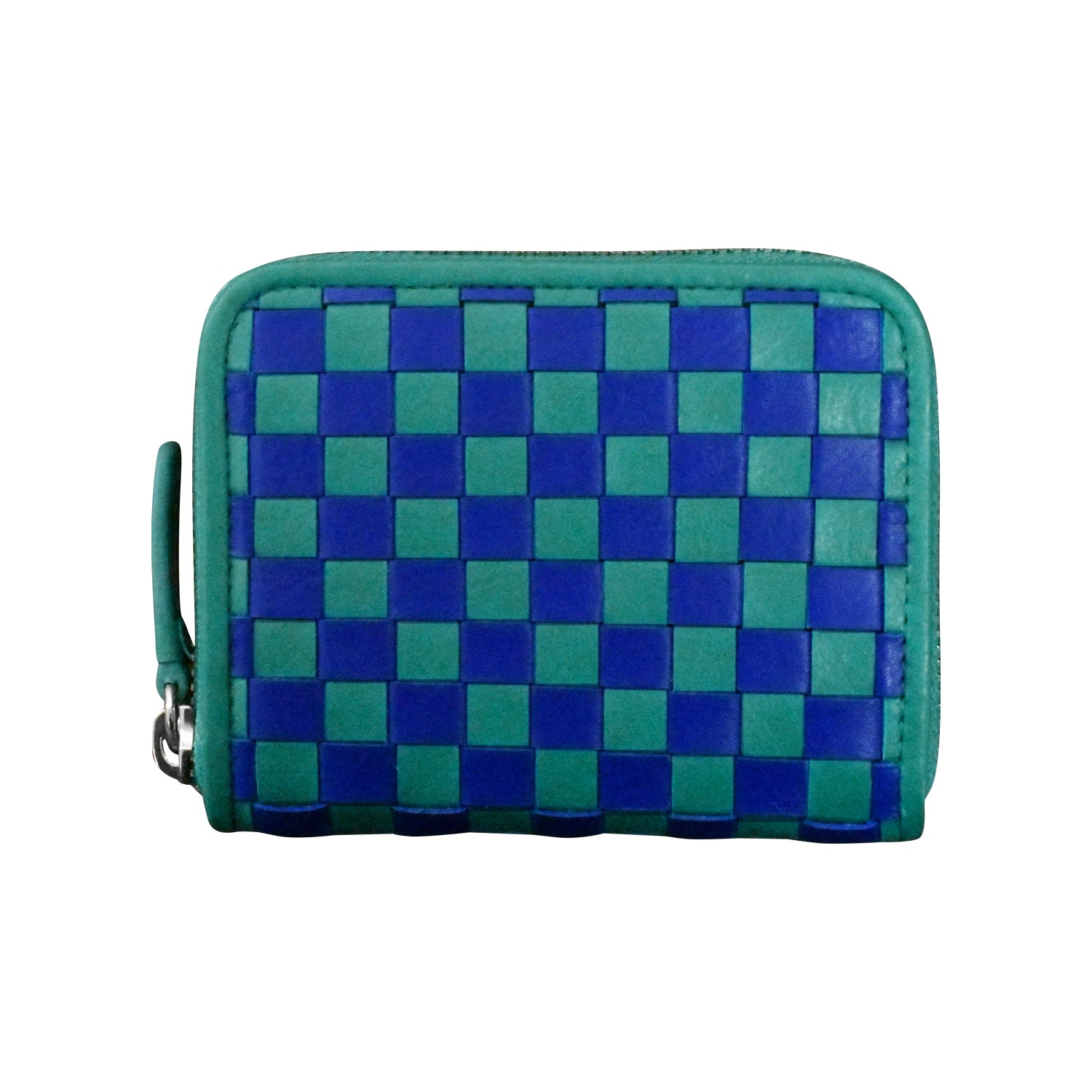 CHECKERBOARD ZIP AROUND WALLET – ili New York