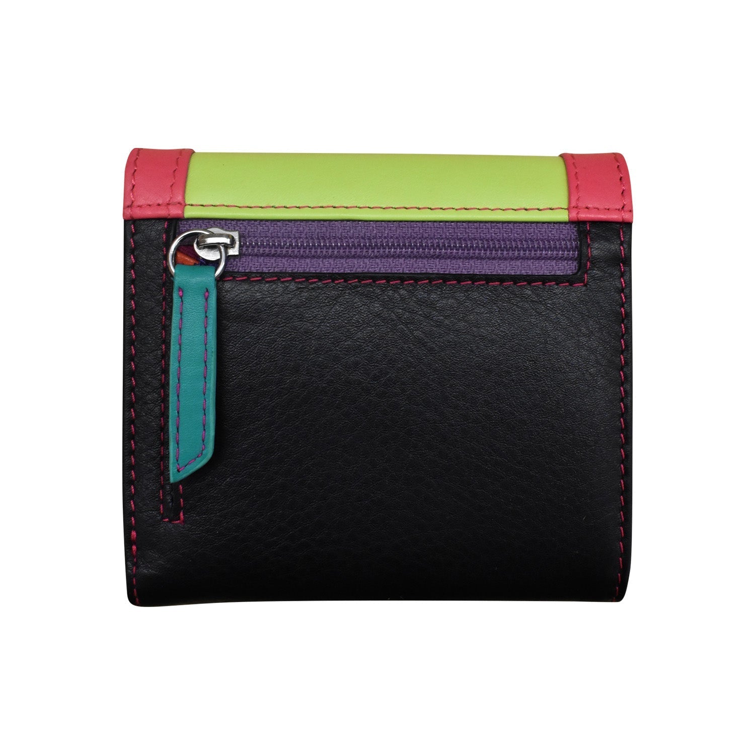 Color Block Tri-fold Mini Wallet – ili New York