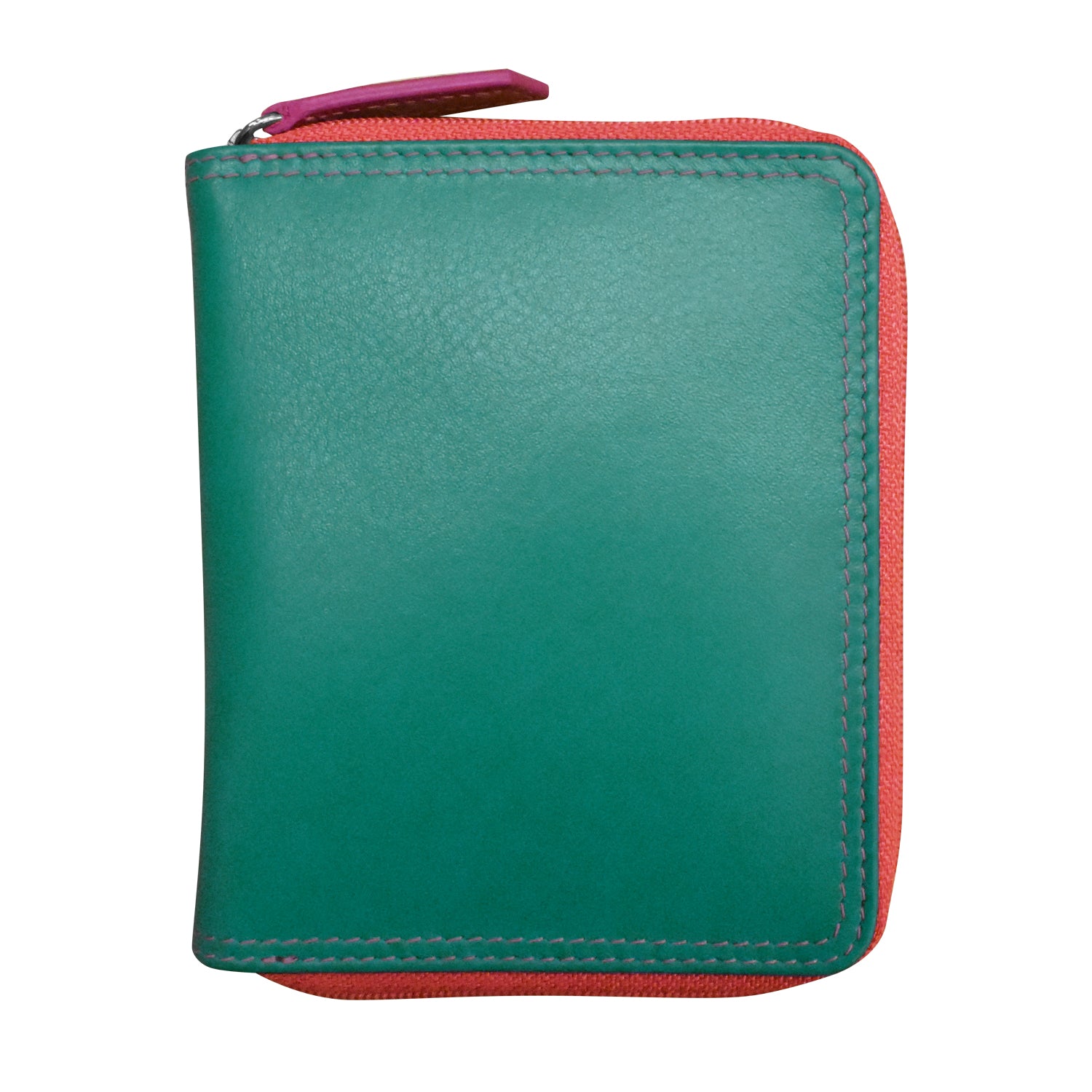 Coloured Small Wallet Small Multi Color Zip Wallet – ili New York