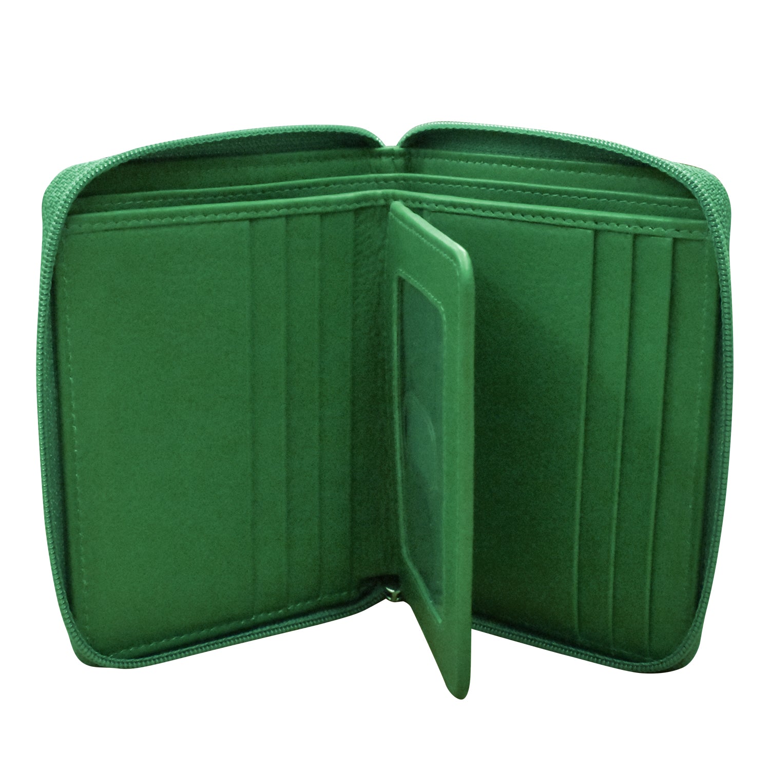 [Margesherwood ] / ☆ HEART ZIPPER WALLET / lime green plain Margesherwood ] / ☆ HEART ZIPPER WALLET / lime green plain