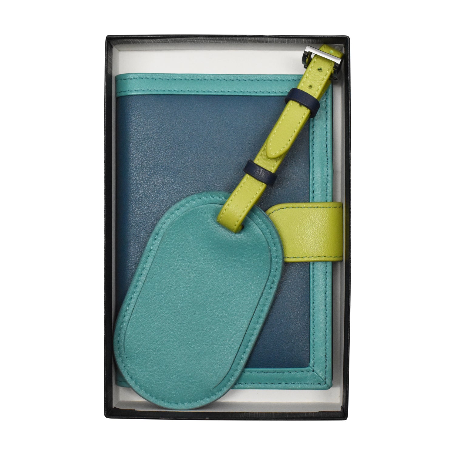 Multicolor Passport Case and Luggage Tag Travel Set – ili New York