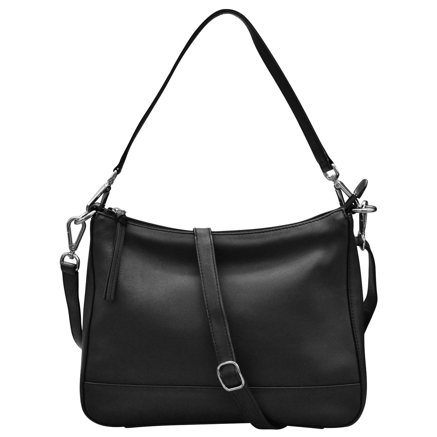Mostdary Women Multi Pockets Tote Bag Purse Faux Leather Large Capacity Hobo  Handbag Elegant Work Travel Top Handle Shoulder Black - Walmart.com