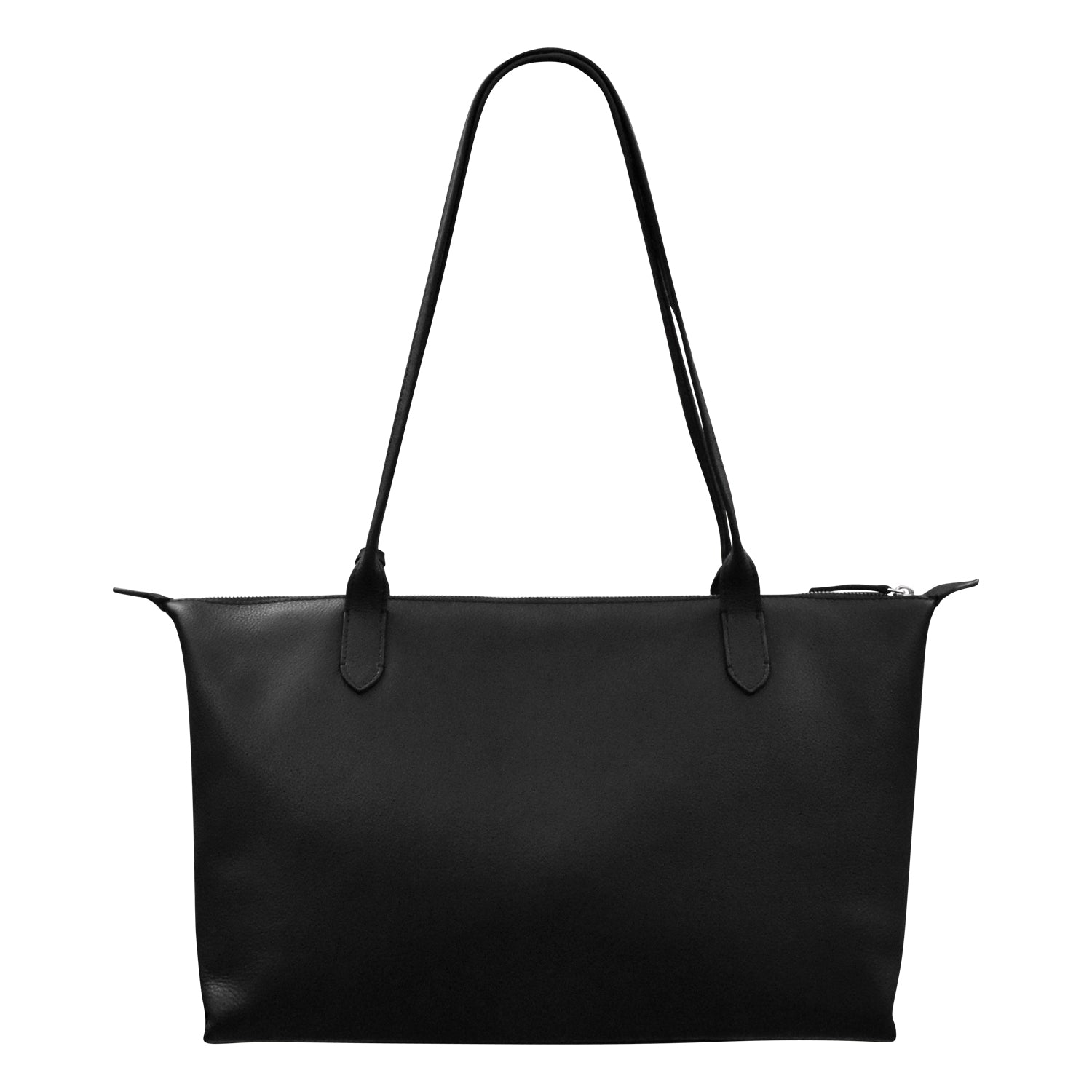 SMALL SIDE POCKET TOTE - BLACK NYLON TWILL – BAGSINPROGRESS New York