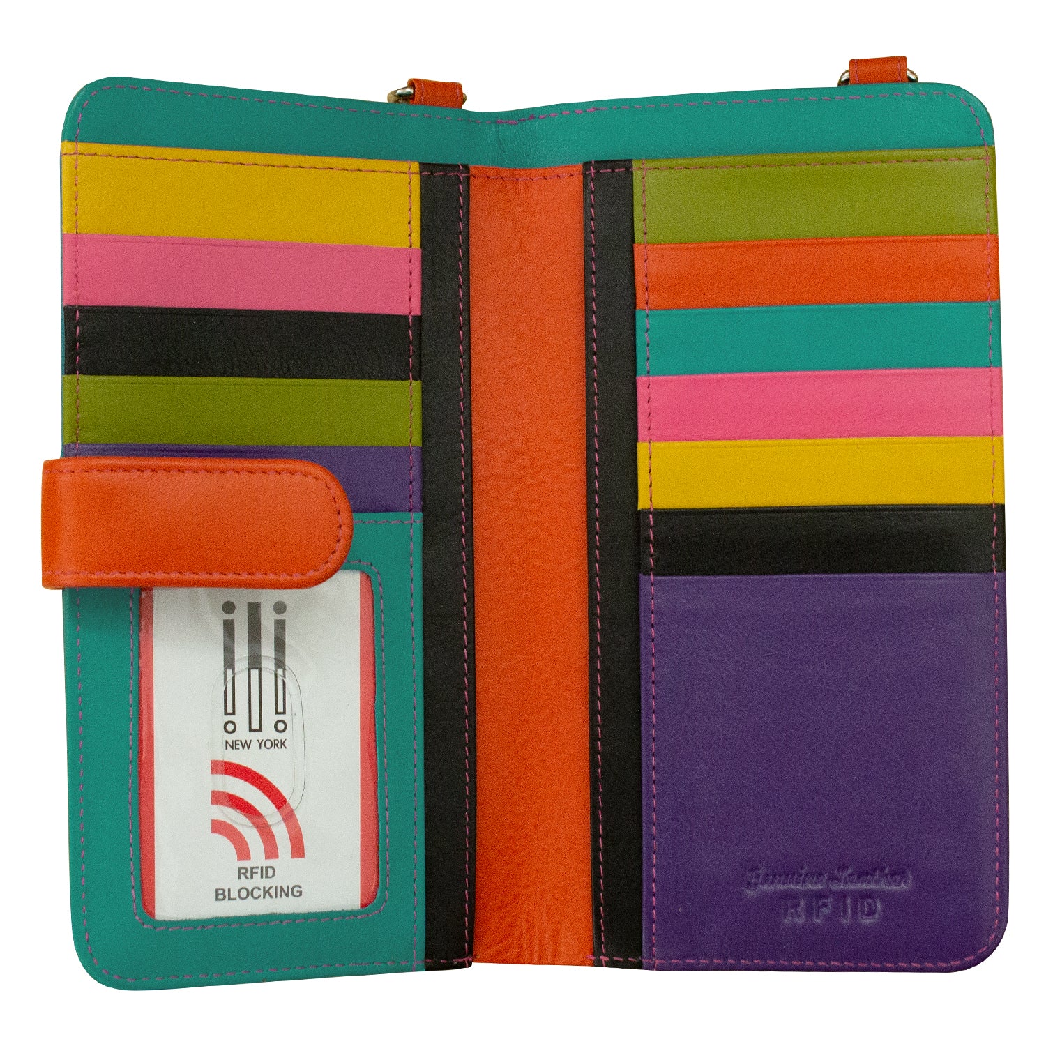 Cell Phone Wallet Pocket With Crossbody Strap - Heyday™ Abstract