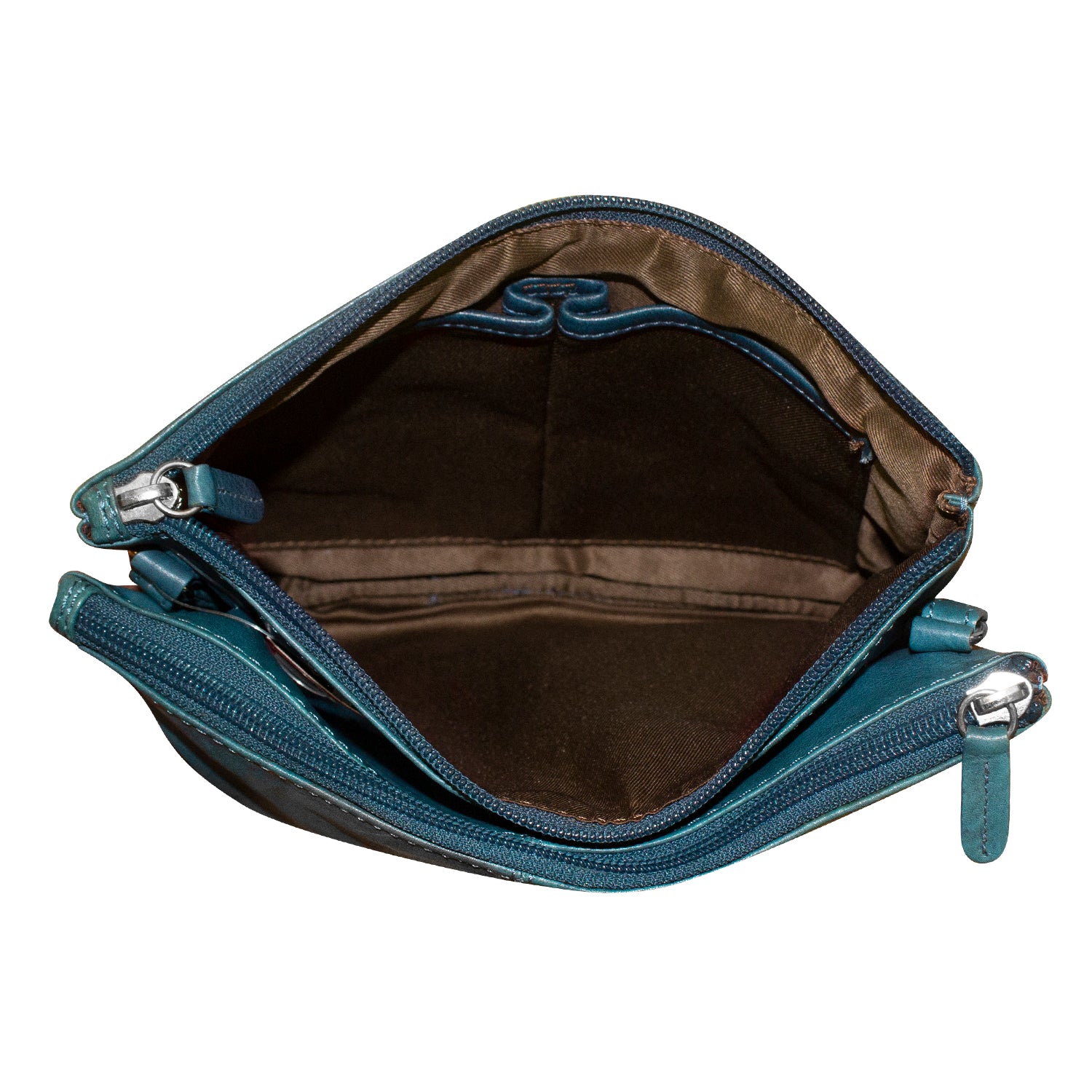 Triple Compartment Crossbody