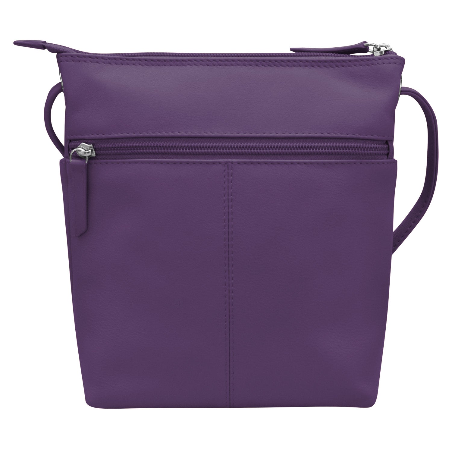 Ili New York Genuine Leather Mini Flap Bag With RFID Ili New York Genuine Leather Mini Crossbody Bag - RFID Blocking Lining With Multiple Pockets Ili New York Bags