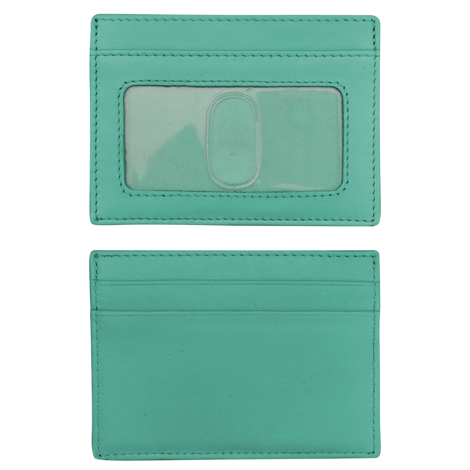 ili New York RFID Card Case Leather Wallet - 7201 Turquoise ili New York RFID Card Case Leather Wallet - 7201 Turquoise