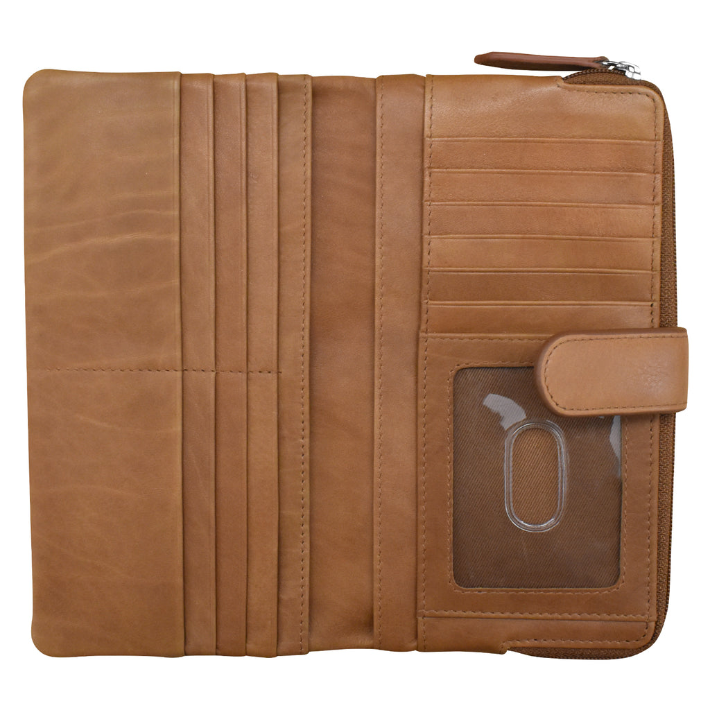 Extended brown Smartphone Wallet 