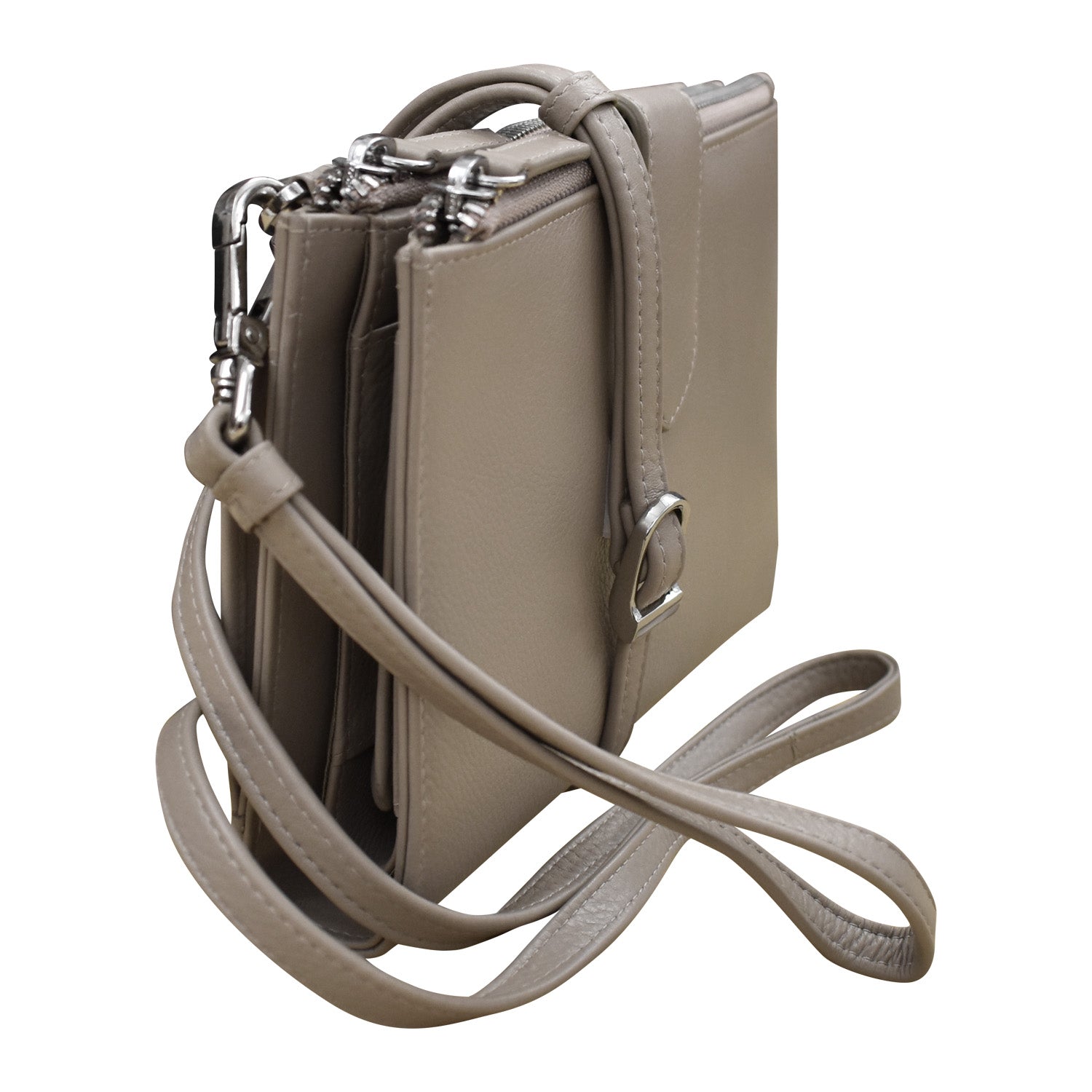 leather smartphone crossbody bag