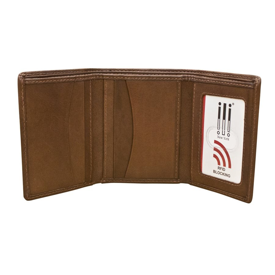 Trifold Men's Wallet with Inside I.D. Window – ili New York