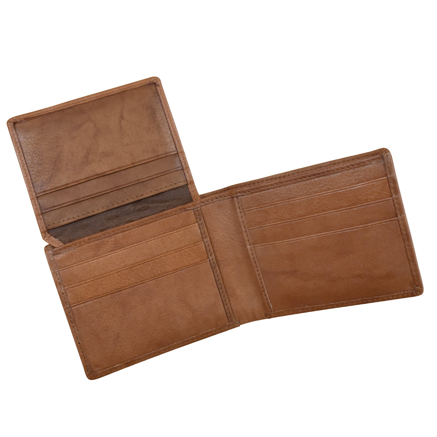 Men's Bifold Wallet with Back Slip Pocket