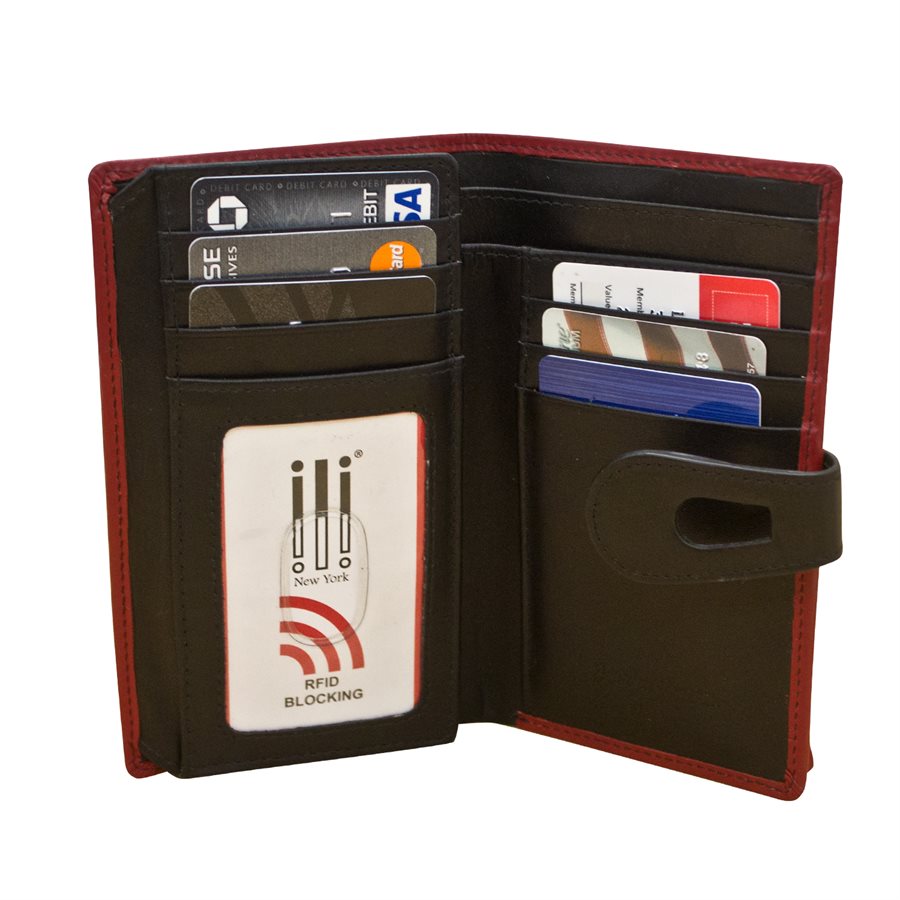 ili New York Midi Wallet with Cut Out Tab
