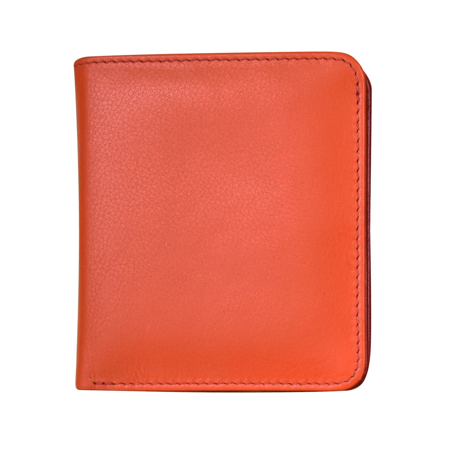 Two-toned leather bifold wallet