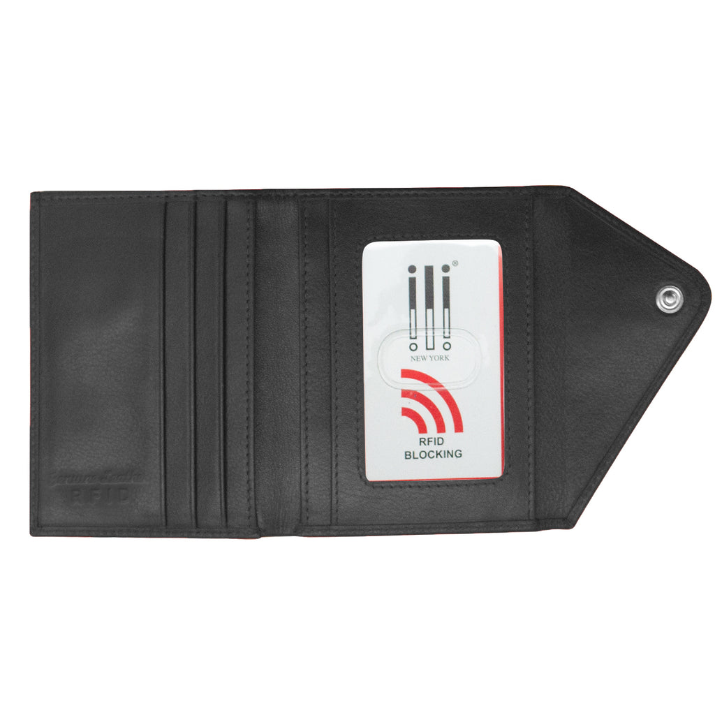 ili New York Mini Snap Tri-fold Wallet